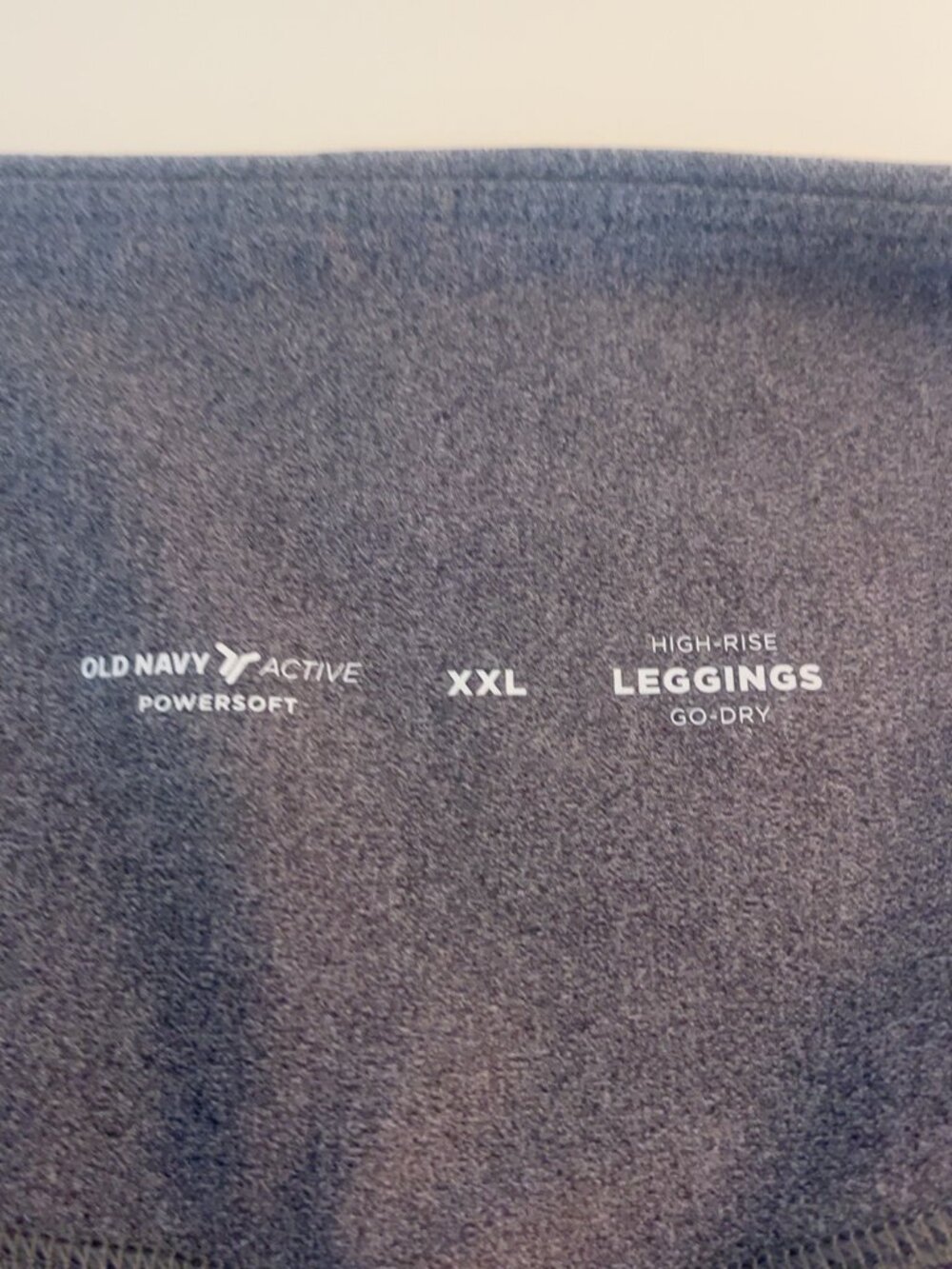 Old Navy PowerSoft High-Rise Gray Cropped Leggings XXL - Picture 2 of 3